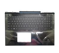 RTDPART Laptop Palmrest For DELL Inspiron 15 7566 7567 0MDC8K MDC8K 03G9J3 3G9J3 Without Backlit United Kingdom UK Keyboard Black Upper Case New