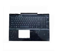 RTDPART Laptop Palmrest For DELL Inspiron 15 7566 7567 0MDC8K MDC8K With Backlit English US Keyboard White Keycap Upper Case New