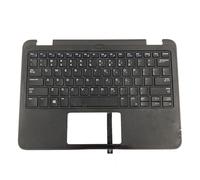 RTDPART Laptop Palmrest For DELL Latitude 3190 00H122 0H122 AP25F000400 DGE10_LOG_UP_SUB_ASSY With English US Keyboard Without Touchpad Black Upper Case New