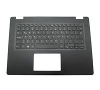 RTDPART Laptop Palmrest For DELL Latitude 3490 0P8YTM P8YTM 0T58YV T58YV With Backlit Latin America LA Keyboard Without Fingerprint Hole Black Upper Case New