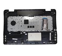 RTDPART Laptop PalmRest&keyboard For ASUS R751JM R751JW Black Top Case France FR With Red Backlit keyboard