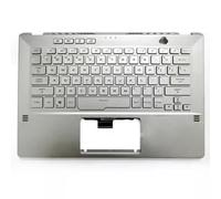 RTDPART Laptop PalmRest&keyboard For ASUS ROG Studio Pro 14 PX401Q PX401QM Silver Top Case With Backlit United States US keyboard