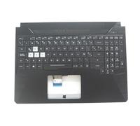 RTDPART Laptop PalmRest&Keyboard For ASUS TUF Gaming TUF505 TUF505GT TUF505DU TUF505DT TUF505DV Black Top Case With Backlit Black Latin America LA Keyboard