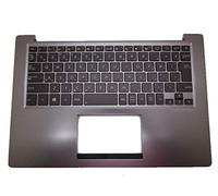 RTDPART Laptop PalmRest&Keyboard For ASUS U38 U38D U38N U38DT Grey C Shell Brown JP JAPAN Keyboard Without Touchpad 90R-NTH1K1S80Y 9Z.N8JBU.60J 0KNB0-3625JP00 0KN0-MY1JP23 13N0-N6A0511 13GNTH1AM071-1