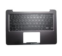 RTDPART Laptop Palmrest&Keyboard For ASUS UX305LA Brown C Shell 90NB08T1-R31HE0 No touchpad Hebrew HB Keyboard 0KNB0-3131HE00 SG-81410-XTA SN7541E PK1319Y919S
