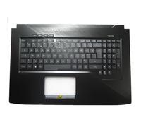 RTDPART Laptop PalmRest&keyboard For ASUS V170146DK1 V170146D UK AEBKLA00020 Black Top Case France FR black AZERTY keyboard with backlit