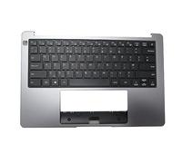 RTDPART Laptop PalmRest&keyboard For AVITA Liber NS14A8 United Kingdom UK Upper Case With Backlit Gray New