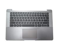 RTDPART Laptop PalmRest&keyboard For AVITA Pura NS14A6 United Kingdom UK Upper Case With Touchpad Black New