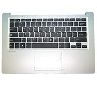 RTDPART Laptop PalmRest&Keyboard For Connex SwiftBook Pro L1430 silver C Shell United States US keyboard without touchpad