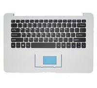 RTDPART Laptop PalmRest&keyboard For HOMETECH HT-BOOK 14X White top case With United States US Black keyboard