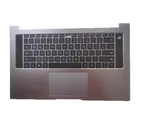 RTDPART Laptop PalmRest&keyboard For Honor MagicBook Pro HLY-W19RP HLY-W29RL Gray Top Case With Backlit United States US Black keyboard