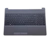 RTDPART Laptop PalmRest&Keyboard For HP 250 G8 250 G9 255 G8 255 G9 M31099-001 with touchpad no backlit United States US Dark gray New