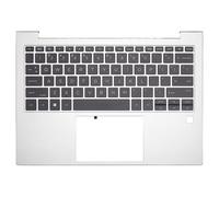 RTDPART Laptop PalmRest&Keyboard For HP EliteBook 830 G9 N08384-001 with backlit United States US Silver New