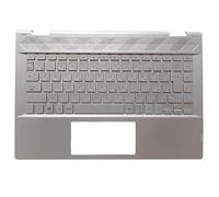 RTDPART Laptop PalmRest&Keyboard For HP Pavilion X360 14-CD0000 L18953-291 Japanese JP with backlit Silver