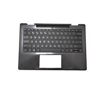 RTDPART Laptop PalmRest&Keyboard For HP Pro X360 Fortis 11 G9 N00451-001 for version with digital pen&top cover webcam United States US Black New