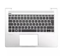 RTDPART Laptop PalmRest&Keyboard For HP ProBook 430 G6 430 G7 L44548-031 without backlit United Kingdom UK Silver New
