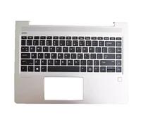 RTDPART Laptop PalmRest&Keyboard For HP ProBook 440 G6 445 G6 445R G6 L44588-001 with backlit United States US Silver New