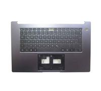 RTDPART Laptop PalmRest&keyboard For HUAWEI MATEBOOK D 15 Boh-WAQ9RP Boh-WAQ9L Gray Upper Case German GR keyboard