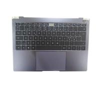 RTDPART Laptop PalmRest&keyboard For HUAWEI MateBook X Pro MACHR-W29 MACHR-W19L MACHR-W29L MACHR-W29LP Gray Top Case With Backlit Nordic NE Black keyboard