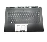RTDPART Laptop PalmRest&Keyboard For MSI WS65 3076Q1C212HG01 E2P-6Q102XX-TA2 WS65 8SK MS-16Q2 MS16Q2 United States US Keyboard With Backlit