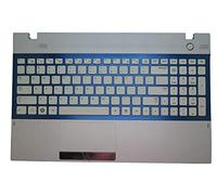 RTDPART Laptop PalmRest&keyboard For Samsung NP300V5A NP305V5A 300V5A 305V5A English US BA75-03250A With Blue Frame Touchpad New