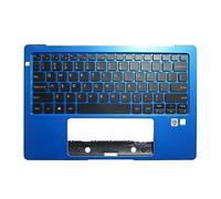 RTDPART Laptop PalmRest&keyboard V1809KRAS1 038-SU270WW012 English US With Backlit Blue New