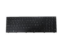 RTDPART Laptop Per-key RGB Backlight Keyboard For CLEVO P970 P970ED P970EF P970EN P970RC P970RD P970RF P970RN P979EF Denmark DM Black With Black Frame 98% New