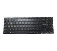 RTDPART Laptop Per-Key RGB Backlit Keyboard For MSI Pulse 17 AI C1V C1VGKG C1VFKG English US Black New