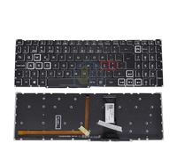 RTDPART Laptop RGB Backlit Keyboard For ACER Predator Triton 300 PT315-52 PT315-52-73WT NH.Q7AAA.003 Portugal PO Black Colourful Backlit New