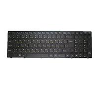 RTDPART Laptop With Backlit Keyboard For CLEVO N770 N770WG N770WL N770WU N770GU Russian RU With Black Frame