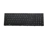 RTDPART Laptop With Backlit Keyboard For CLEVO NP70HH NP70HJ NP70HK NP70HP NP70PNH NP70PNJ NP70PNK NP70PNP French FR Black Frame