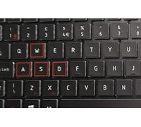 RTDPART Laptop With RGB Backlit UK Keyboard For Gigabyte For SabrePRO 15 / SabrePRO 15-W8 / SabrePRO 15-W GTX1060TI Colourful Backlit United Kingdom UK NO Frame