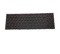 RTDPART Red Laptop Monochrome Backlit Keyboard For MSI GL76 11UCK 11UDK 11UEK GL76 12UEK 12UGK MS-17L4 MS-17L3 MS-1583 MS-1584 English US NO Frame