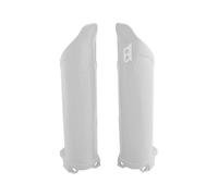 Rtech Fork Protectors White Kawasaki KXF 450 2009-2015