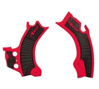 Rtech Frame Protectors Fit Honda CRF 250R From 2022 450R From 2021 Red/Black