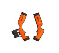 Rtech Frame Protectors Fit KTM SX65 Husqvarna TC65 GasGas MC65 16-23 Black