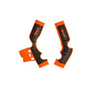 Rtech Frame Protectors Fit KTM SX65 Husqvarna TC65 GasGas MC65 16-23 Orange
