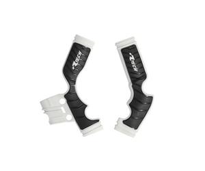 Rtech Frame Protectors Fit KTM SX65 Husqvarna TC65 GasGas MC65 16-23 White