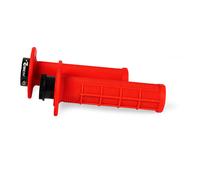 Rtech Handlebar Grips R20 Waffle Lock-On Beta Half Waffle Neon Red Beta RR 250