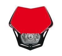 Rtech Headlight Mask V-Face Universal Cross Enduro Red Black