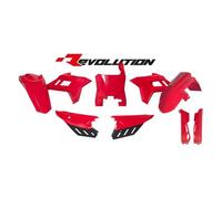 Racetech Plastic Kit Honda Red For CRFR250 22-24/CRFR450 21-24 - Pack Of 9