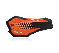RTECH HP2 Hand Guards + Universal Handlebar Mounting Kit Orange Dirt Bike Enduro