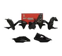 Racetech Motorcycle Plastic Kit Black For KX250 21-24/KX450 19-23 - Pack Of 5