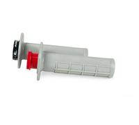 Rtech Lock On Grip Set Beta, Half Waffle Grip Grey, R-MPRGRBETA21