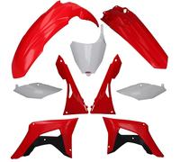 Rtech Plastic Kit Fits Honda CRF 250R 18-21 450R 17-20 Red/Black/White