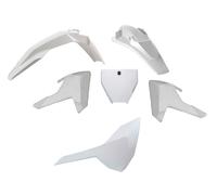 Rtech Plastic Kit Fits Husqvarna FC TC 125 250 350 450 16-18 White