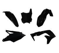 Rtech Plastic Kit Fits Kawasaki KX 450F 16-18 Black