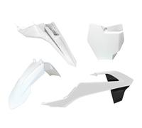 Rtech Plastic Kit Fits KTM SX 65 16-23 GasGas MC 65 21-23 White