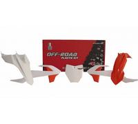 Rtech Plastic Kit Fits KTM SX 65 16-23 GasGas MC 65 21-23 White/Orange