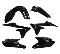 Rtech Plastic Kit Fits Yamaha WR 250F 15-19 WR 450F 16-18 Black